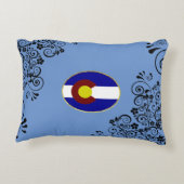 コロラド州旗 アクセントクッション (裏面)