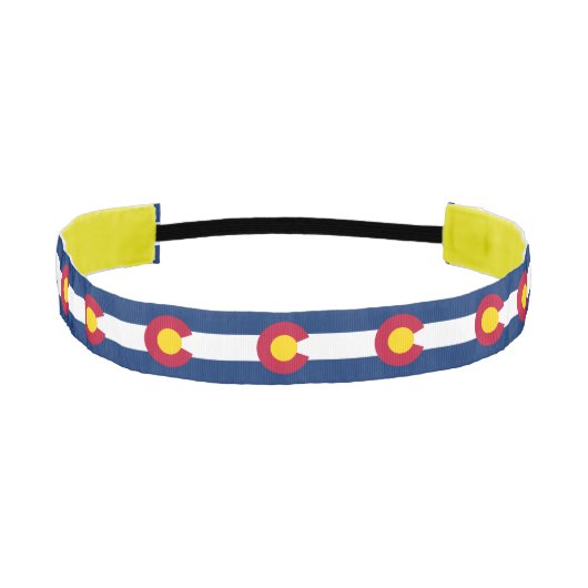 コロラド州旗 アスレチックヘッドバンド (正面)