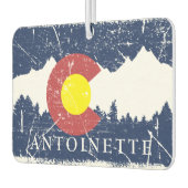 コロラド州旗 カーエアーフレッシュナー (左)