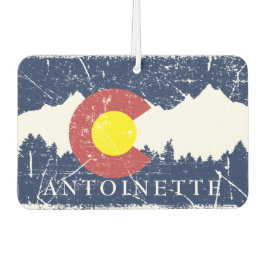 コロラド州旗 カーエアーフレッシュナー