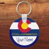 コロラド州旗 キーホルダー (正面)