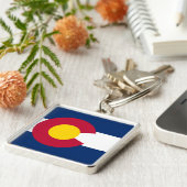 コロラド州旗 キーホルダー (側面)