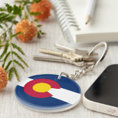 コロラド州旗 キーホルダー (正面右)