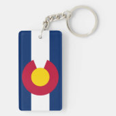 コロラド州旗 キーホルダー (裏面)