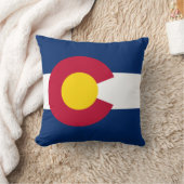 コロラド州旗 クッション (ブランケット)