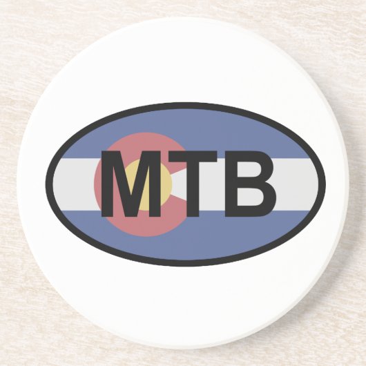 コロラド州旗 コースター (正面)