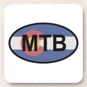 コロラド州旗 コースター (正面)