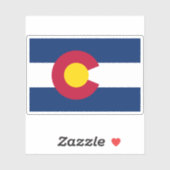 コロラド州旗 シール (シート)