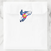 コロラド州旗 スクエアシール (バッグ)