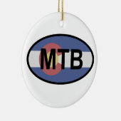 コロラド州旗 セラミックオーナメント (右)