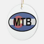 コロラド州旗 セラミックオーナメント (左)