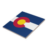 コロラド州旗 タイル (側面)