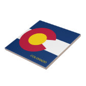コロラド州旗 タイル (側面)