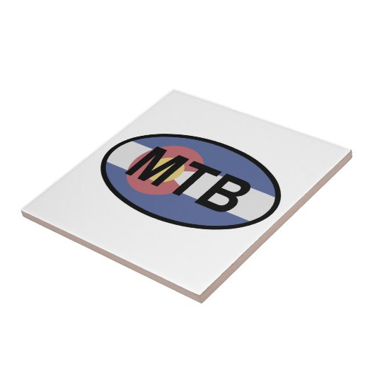 コロラド州旗 タイル (側面)