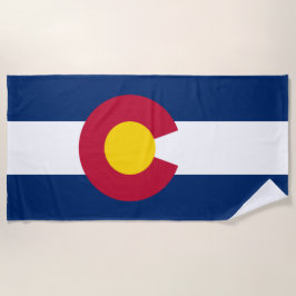 コロラド州旗 ビーチタオル