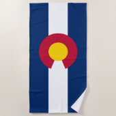 コロラド州旗 ビーチタオル (正面)