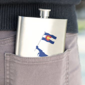 コロラド州旗 フラスク (インサイチュ)