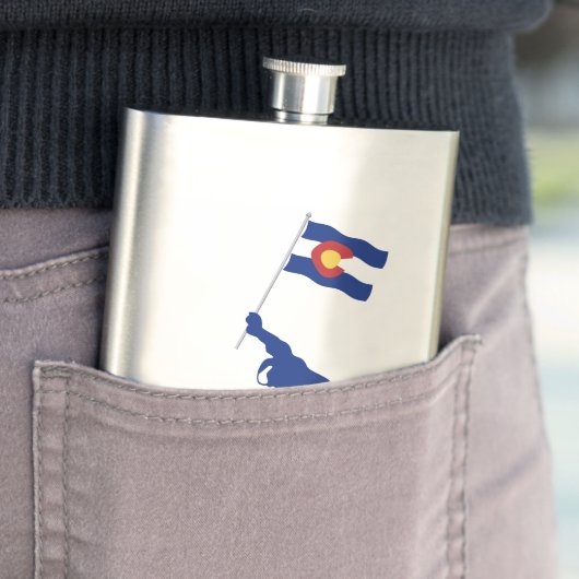 コロラド州旗 フラスク (インサイチュ)