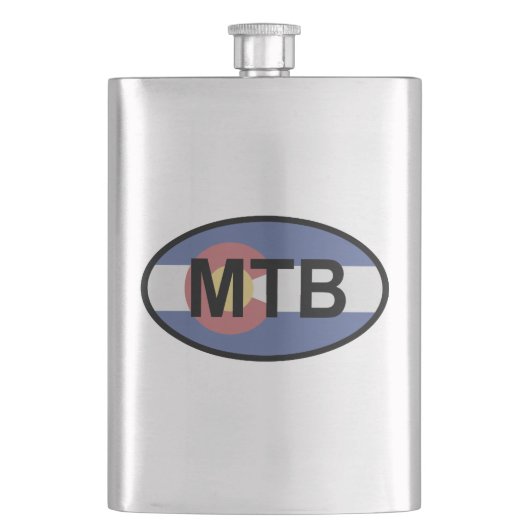 コロラド州旗 フラスク (正面)