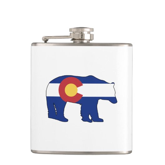 コロラド州旗 フラスク (正面)