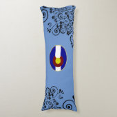 コロラド州旗 ボディピロー (正面縦)