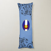 コロラド州旗 ボディピロー (裏面 (縦))