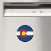 コロラド州旗 マグネット (インサイチュ (食洗機))