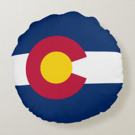コロラド州旗 ラウンドクッション
