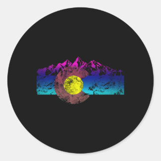 コロラド州旗 ラウンドシール