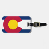 コロラド州旗 ラゲッジタグ (正面横)