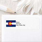 コロラド州旗 ラベル (インサイチュ)