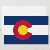 コロラド州旗 便箋 (正面/裏面)