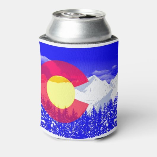 コロラド州旗 缶クーラー (缶裏面)