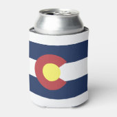 コロラド州旗 缶クーラー (缶正面)