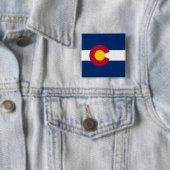 コロラド州旗 缶バッジ (インサイチュ)