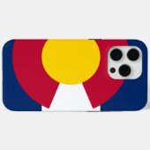 コロラド州旗iPhone 15 & Prior Case-Mate iPhoneケース (裏面 (横))