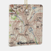 コロラド州民主党のマップ セラミックオーナメント (右)