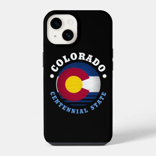コロラド州百年記念州旗 iPhoneケース (裏面)