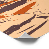 コロラド州立記念碑の峡谷 ポスター (角)