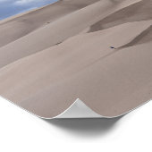 コロラド州素晴らし砂丘ハイキング ポスター (角)