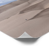 コロラド州素晴らし砂丘ハイキング ポスター (角)