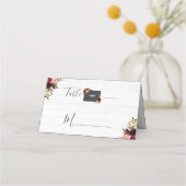 コロラド州素朴先表番号 プレイスカード (正面)