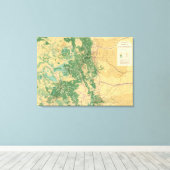 コロラド州経済地図 キャンバスプリント (インサイチュ (ウッドフロア))