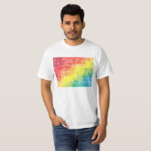コロラド州色郡 Tシャツ (正面フル)