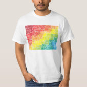 コロラド州色郡 Tシャツ (正面)