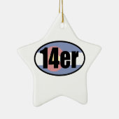 コロラド州14ers セラミックオーナメント (右)