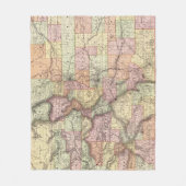 コロラド州5 フリースブランケット (正面)