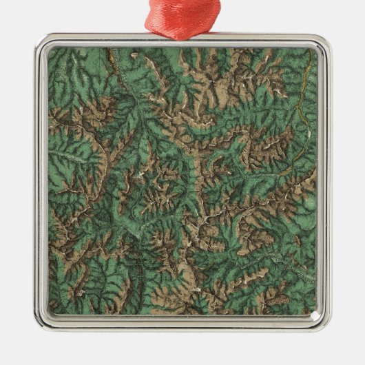 コロラド州5 メタルオーナメント (正面)