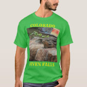 コロラド州7滝GのリスのTシャツ Tシャツ (正面)