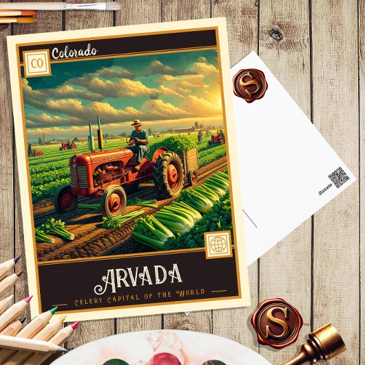 コロラド州，アルバダ |ヴィンテージはがき ポストカード